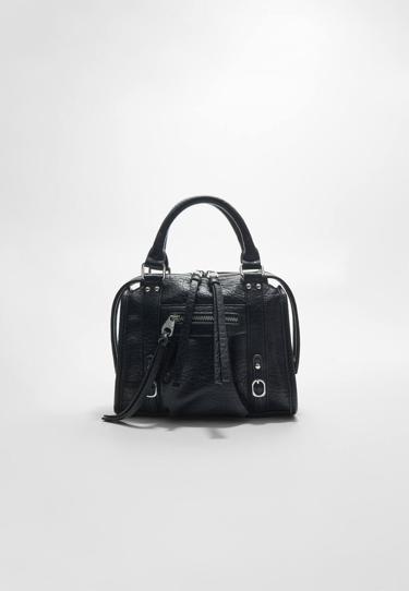 Zara Сумка-боулинг с плечевым ремнем