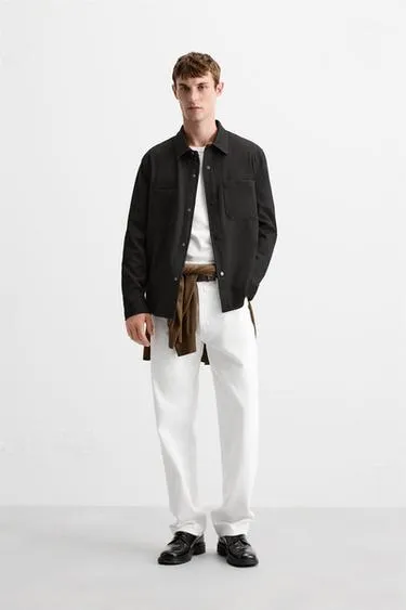 Рубашка из легко ухаживаемой текстурированной ткани