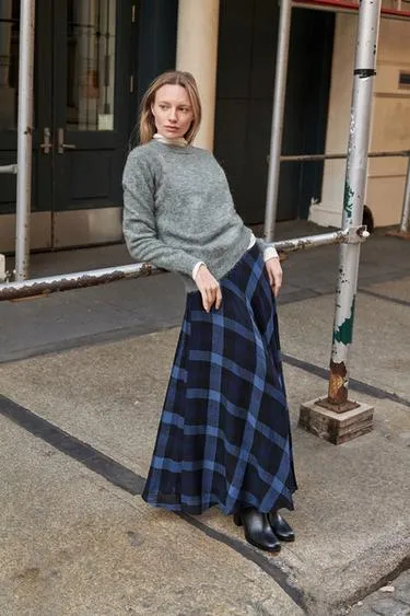 Свитер из шерсти и альпаки