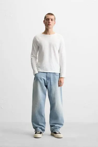 Джинсы свободного покроя ZARA