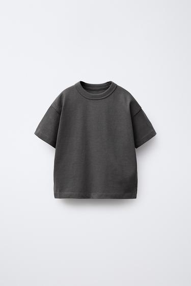 Zara Базовая футболка HEAVY WEIGHT купить с доставкой.