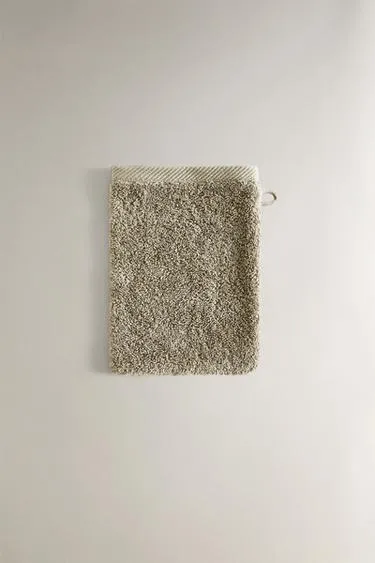 Хлопковый ванночный митенок из футера