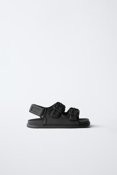 Zara Сандалии с пряжками купить с доставкой.