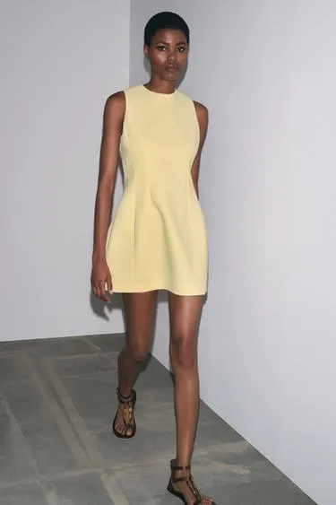 Короткое платье объемного кроя из коллекции ZW- Заказать в России