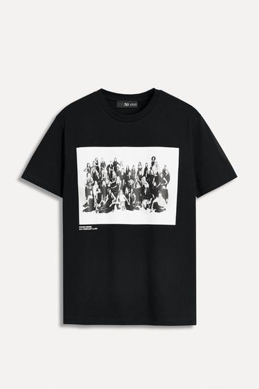 Zara Футболка с фотопринтом STEVEN MEISEL — 50TH ANNIVERSARY