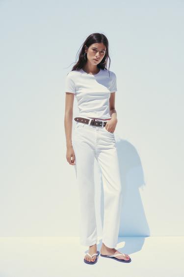 Zara Джинсы TRF MOM FIT HIGH WAIST