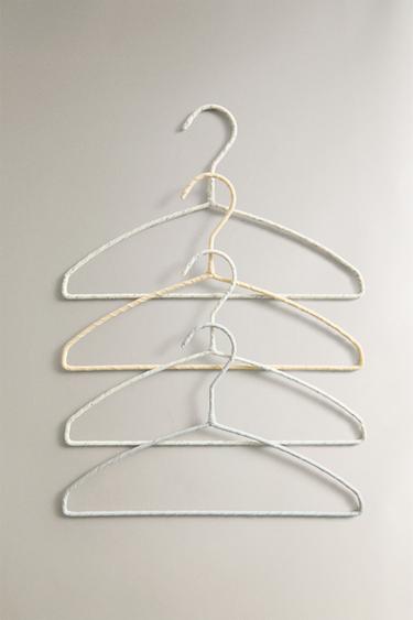 Zara Набор обитых детских вешалок (набор из 4 штук)