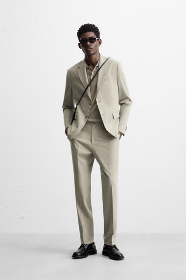 Zara Текстурированные брюки для костюма