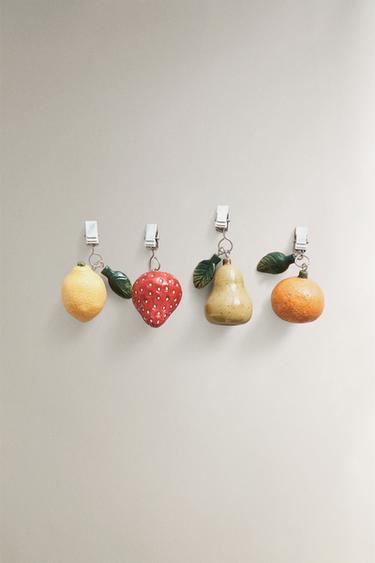 Zara Набор фруктовых прищепок для скатертей (набор из 4 штук)