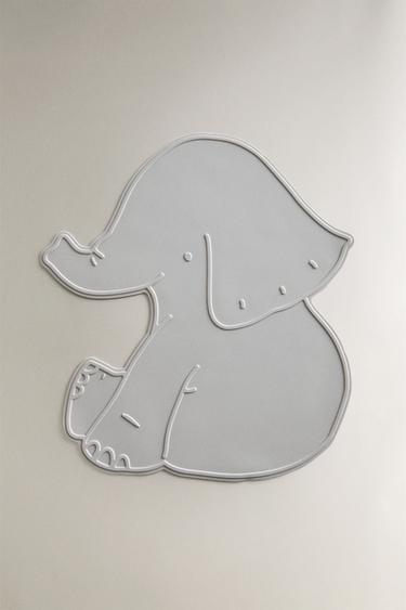 Zara CHILDREN'S SILICONE ELEPHANT PLACEMAT