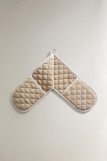 Zara Хлопковая двойная кухонная рукавичка