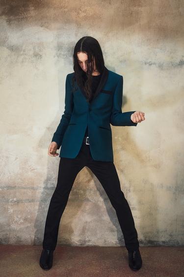 Zara Куртка для ужина CONTRAST BOBBY GILLESPIE X ZARA