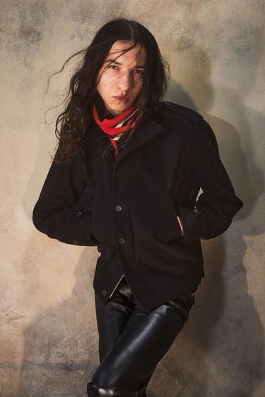 Zara Шарф в полоску BOBBY GILLESPIE X ZARA