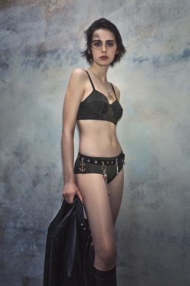 Zara Кожанный ремень с кисточками KATE MOSS X ZARA