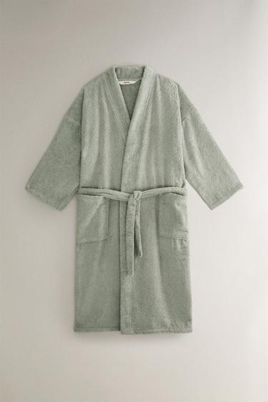 Zara Халат из высококачественного хлопка (420 г/м²)