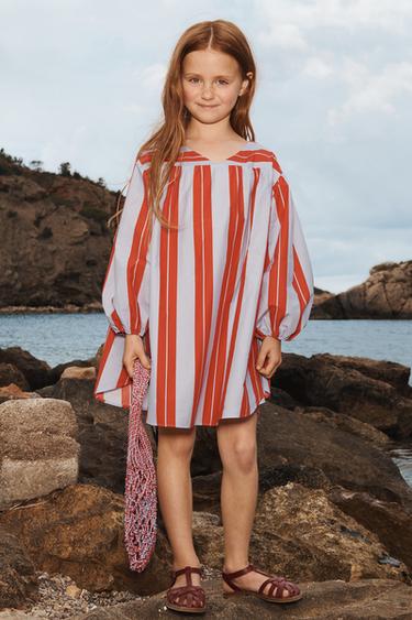 Zara Платье в полоску из лимитированной коллекции