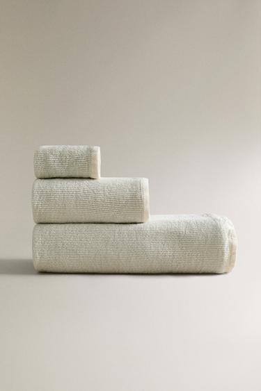 Zara Полотенце для ванны с микро-вафельным рисунком