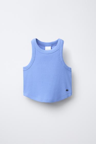 Zara Рифленая мужская футболка для плавания купить с доставкой.