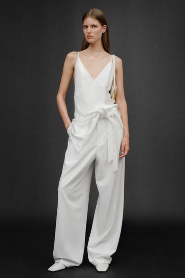 Zara Топ на бретелях с вырезом — 50TH ANNIVERSARY