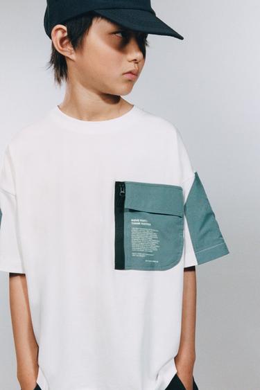 Zara Спортивная футболка с карманом купить с доставкой.