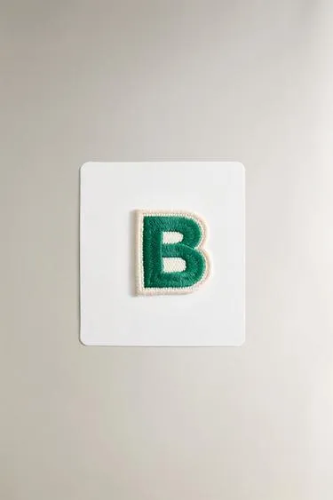 Термонаклейка буква B- Заказать в России