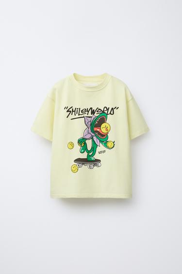 Zara Футболка с принтом SMILEYWORLD ®