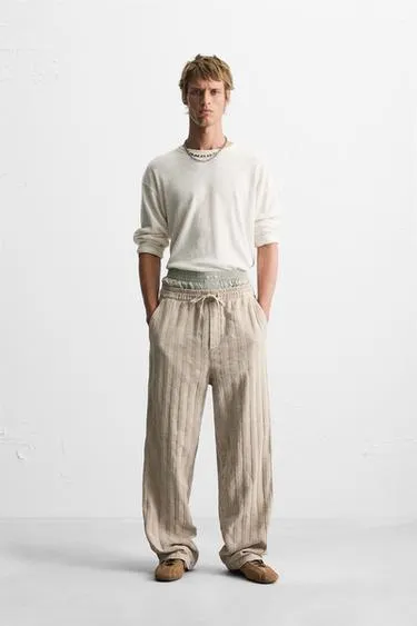 Жаккардовые брюки RELAXED FIT
