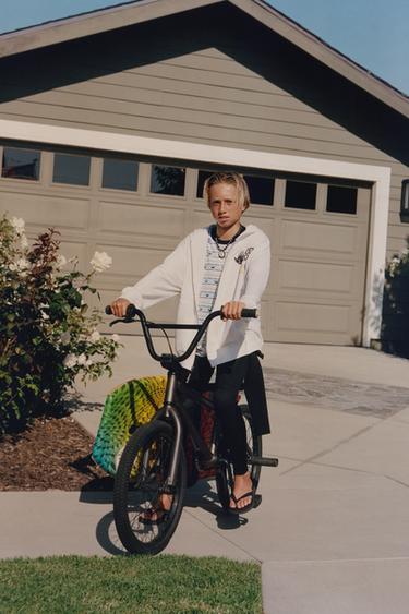 Zara Футболка в полоску ZARA X BODY GLOVE ®