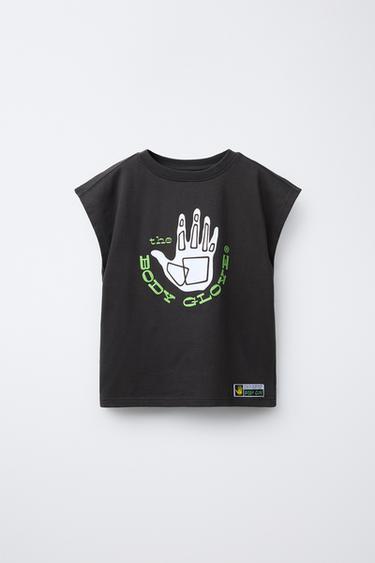 Zara Футболка из ткани в рубчик ZARA X BODY GLOVE ®