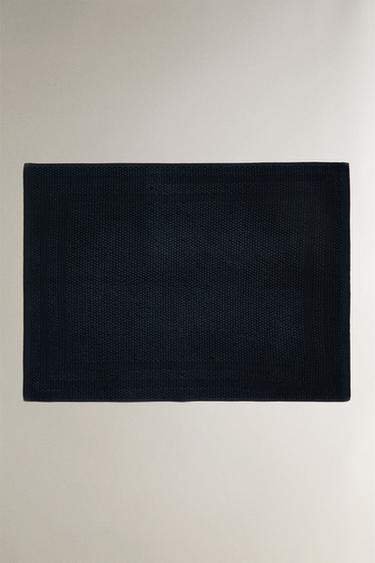 Zara Хлопковый ванный коврик противоскользящий