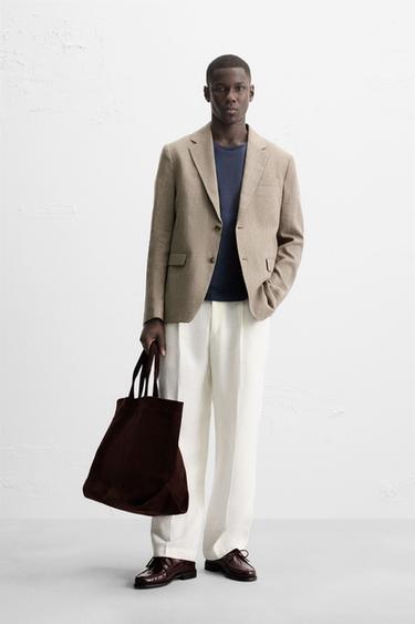 Zara Блейзер с узором «гусиная лапка»