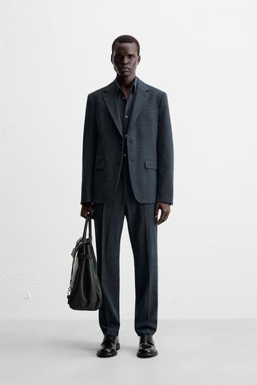 Zara Костюмные брюки из ткани с узором