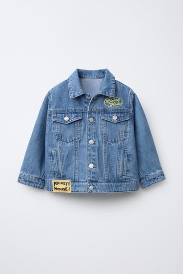 Zara Джинсовая куртка MICKEY MOUSE © DISNEY купить с доставкой.