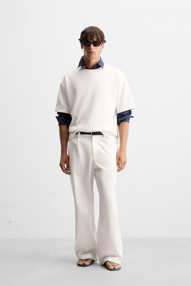 Zara Толстовка с рельефным принтом