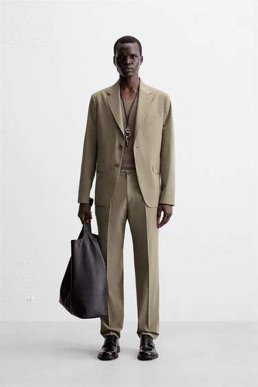 Zara Костюмные брюки из тканевой фактуры