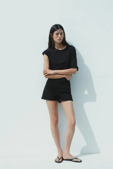 Шорты TRF MOM FIT с высокой посадкой