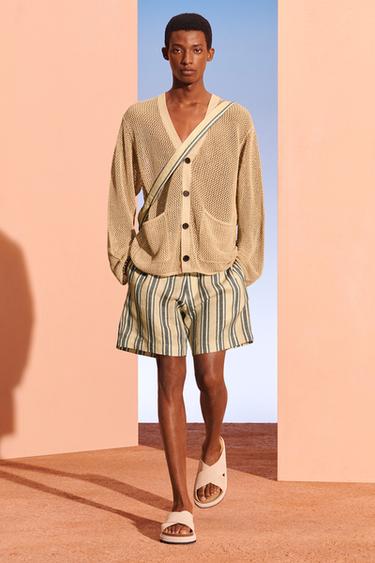 Zara Полосатые шорты