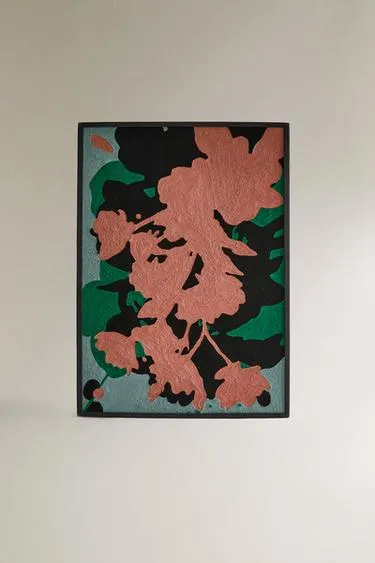 Цветочная хлопковая гобеленовая панно X COLLAGERIE- Заказать в России