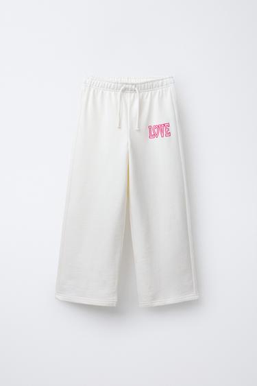 Zara Брюки-джоггеры WIDE LEG VARSITY