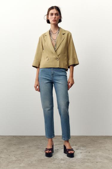 Zara Джинсы MOM FIT COMFORT Z.01 с высокой посадкой