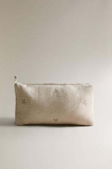 Zara Детская вышитая сумка для моющих средств