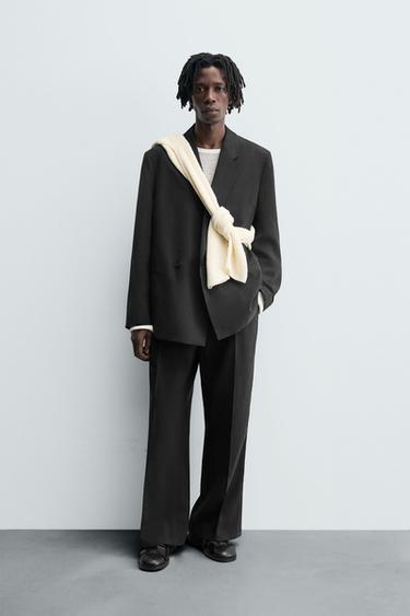 Zara Струящийся костюмный блейзер