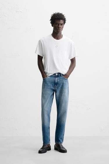 Zara Джинсы зауженного книзу кроя