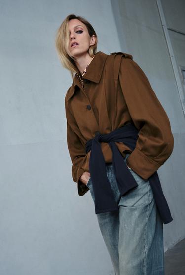 Zara Джинсы BAGGY со средней посадкой — ZW COLLECTION