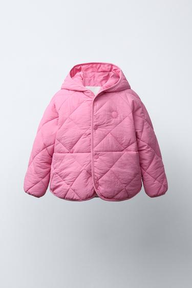 Zara Стеганая куртка WATER REPELLENT