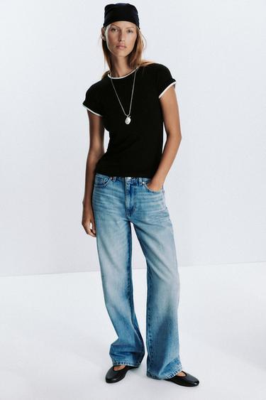 Zara Футболка двойная