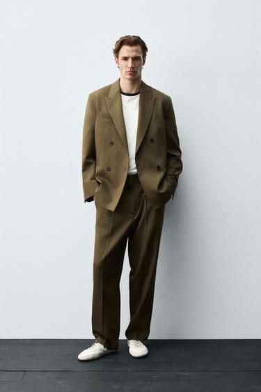 Zara Костюмный двубортный блейзер LIMITED EDITION