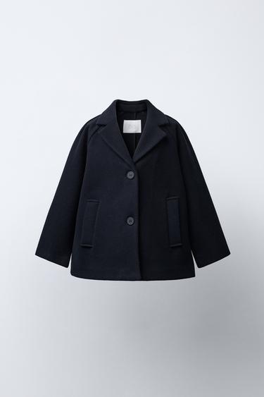 Zara Пальто из шерстяной ткани