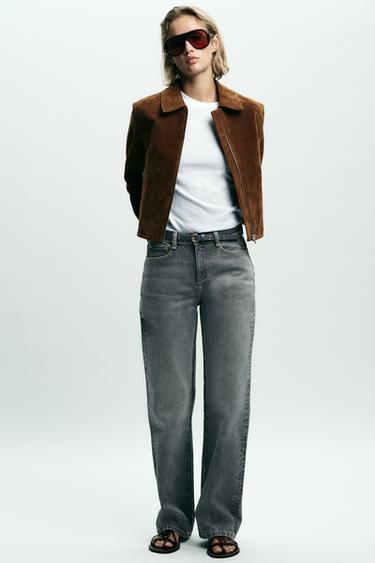 Zara Джинсы Z1975 REGULAR FIT с высокой посадкой и ремнем