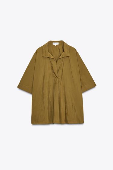 Zara Рубашка OVERSIZE ZW COLLECTION